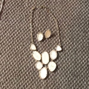 Stella and Dot reversible necklace and earring set